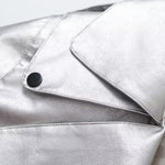 Autumn And Winter Women's Clothing Loose Retro Locomotive Style Short PU Leather Jacket